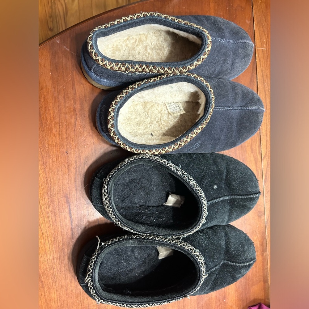 2 pairs of Tasman kids 5 navy and black